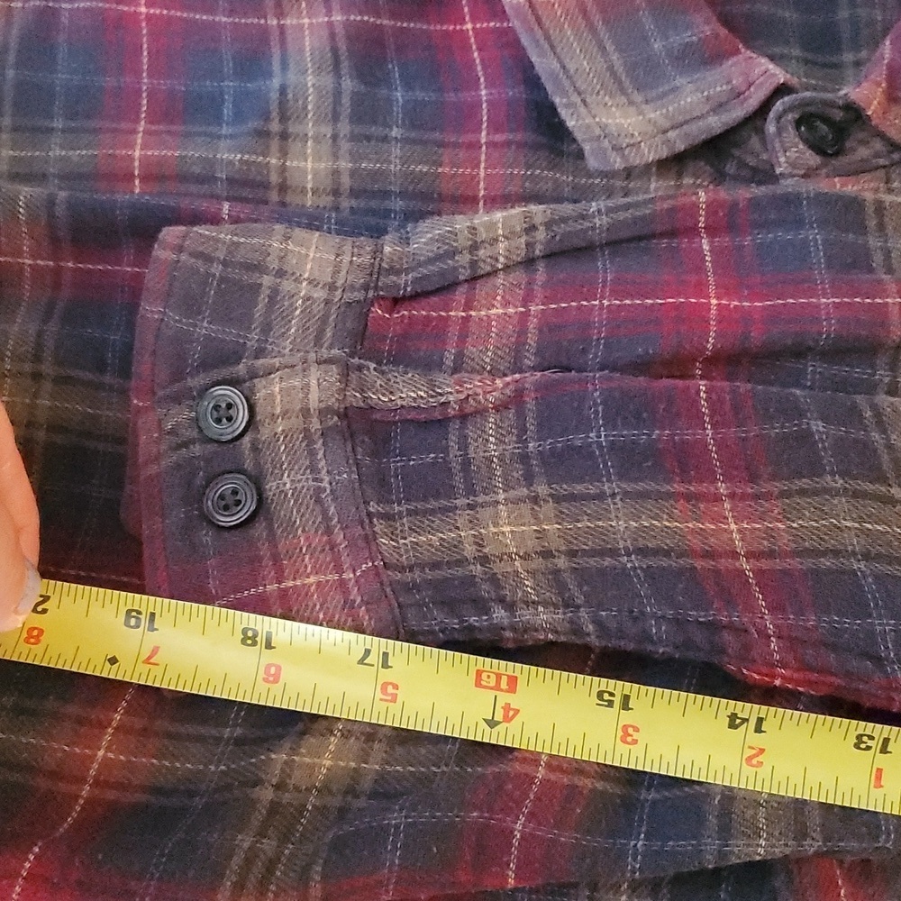 Carbon2Cobalt Mens Plaid Flannel Size Extra Large Lined Cotton Lumberjack Preppy - Picture 10 of 10